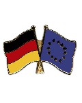 Anstecknadel Deutschland-Europa (VE 5 Stück) 2,2 cm