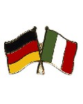 Anstecknadel Deutschland-Italien (VE 5 Stück) 2,2 cm