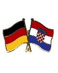 Anstecknadel Deutschland-Kroatien (VE 5 Stück) 2,2
