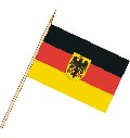 Stockflagge Bundesdienst Stockflagge (VE 10 Stück) 30 x 45 cm