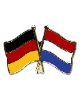 Anstecknadel Deutschland-Niederlande (VE 5 Stück) 2,2 cm