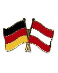 Anstecknadel Deutschland-Österreich (VE 5 Stück) 2,2 cm
