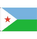 Flagge Djibouti 90 x 150 cm