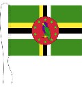 Tischflagge Dominika 15 x 25 cm