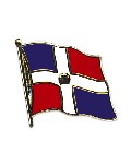 Anstecknadel Dominikanische Republik (VE 5 Stück) 2,0 cm