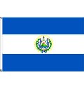 Flagge El Salvador mit Wappen 90 x 150 cm