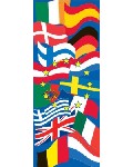 Flagge Europarat Fantasie 300 x 120 cm