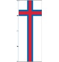 Flagge Faröer Inseln 500 x 150 cm
