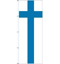 Flagge Finnland 150 x 600 cm