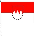 Flagge Franken mit Wappen 200 x 335 cm