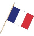 Tischflagge Frankreich (VE 10 Stück) 30 x 45 cm