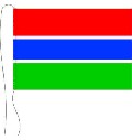 Tischflagge Gambia 15 x 25 cm