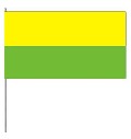 Papierfahnen Farbe gelb/grün  (VE  250 Stück) 12 x 24 cm