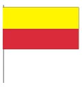 Papierfahnen Farbe gelb/rot  (VE   50 Stück) 12 x 24 cm