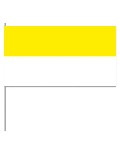 Papierfahnen Farbe gelb/weiß  (VE  100 Stück) 12 x 24 cm