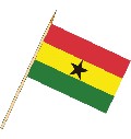 Stockflagge Ghana ( VE 10 Stück ) 30 x 45 cm