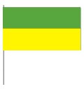 Papierfahnen Farbe grün/gelb  (VE 1000 Stück) 12 x 24 cm