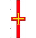 Flagge Guernsey 500 x 150 cm