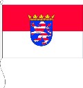 Flagge Hessen mit Wappen 80 x 120 cm