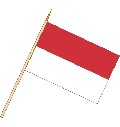 Stockflagge Indonesien (VE 10 Stück) 30 x 45 cm