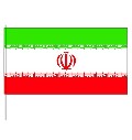 Papierfahnen Iran  (VE  250 Stück) 12 x 24 cm