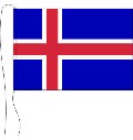 Tischflagge Island 15 x 25 cm