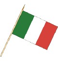 Tischflagge Italien (VE 10 Stück) 30 x 45 cm