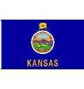 Flagge Kansas (USA) 90 x 150 cm