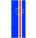 Flagge Kap Verde 500 x 150 cm