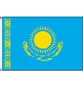 Flagge Kasachstan 90 x 150 cm