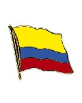 Anstecknadel Kolumbien (VE 5 Stück) 2,0 cm