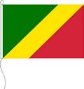 Flagge Kongo (Republik, Brazzaville) 250 x 150 cm Marinflag
