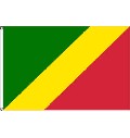 Flagge Kongo (Republik, Brazzaville) 90 x 150 cm