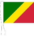 Tischflagge Kongo (Republik, Brazzaville) 15 x 25 cm