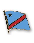 Anstecknadel Kongo (Demokr. Republik Kinshasa) (VE 5 Stück) 2,0 cm