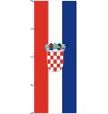 Flagge Kroatien 500 x 150 cm