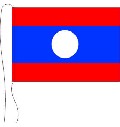 Tischflagge Laos 15 x 25 cm