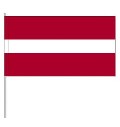 Papierfahnen Lettland  (1 Stück) - Restposten 12 x 24 cm
