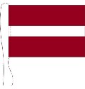 Tischflagge Lettland 15 x 25 cm