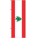 Flagge Libanon 400 x 150 cm