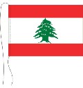 Tischflagge Libanon 15 x 25 cm
