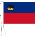 Tischflagge Liechtenstein mit Wappen 15 x 25 cm