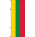 Flagge Litauen 600x150 cm