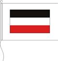 Flagge Lotsenflagge schwarz/weiß/rot 150 x 250 cm