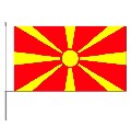 Papierfahnen Mazedonien  (VE 1000 Stück) 12 x 24 cm