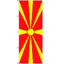 Flagge Mazedonien 500 x 150 cm