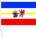 Flagge Mecklenburg-Vorpommern mit Wappen 200 x 300 cm