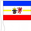 Tischflagge Mecklenburg-Vorpommern mit Wappen 15 x 25 cm
