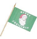 Stockflagge Weihnachtsmann (Merry Chrismas) 30 x 45 cm