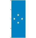 Flagge Mikronesien 500 x 150 cm